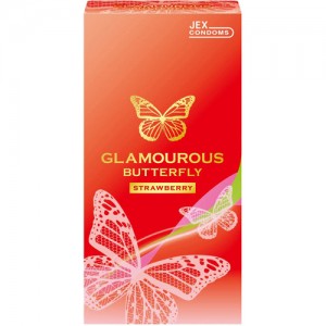 Glamourous Butterfly Strawberry - 6 PCS (グラマラスバタフライ（ストロベリー）6ゴ入り)