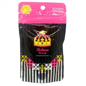 Lelian 3 Condoms + 3 Lubes (ルリアン  スキン3個＋潤滑剤3個)