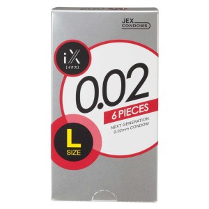 iX 0.02 L size - 6pcs (iX(イクス)0.02 L size - 6個入)
