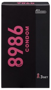 8986 後庭專用安全套 - 3pcs (8986コンドーム - 3個入)