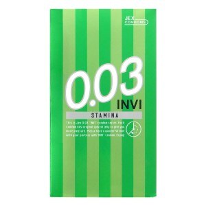 INVI 0.03 STAMINA - 8pcs (INVI（インヴィ）0.03 スタミナ - 8個入)