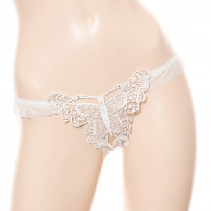 綉花蝴蝶 - 白色 (プリマドンナパンティ ホワイト)