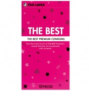 THE BEST CONDOM 粉紅色 - 12PCS (ザ・ベストコンドーム　ピンク 12個)