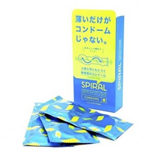 SPIRAL S 安全套 - 6pcs (インスパイラルS - 6個裝)